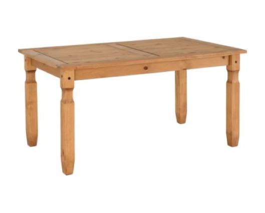 Corona 6' Dining Table - Distressed Waxed Pine