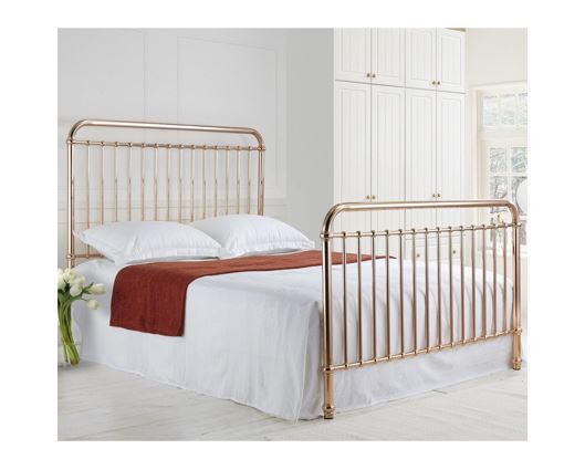 Rose Single Bed Frame-Rose Gold