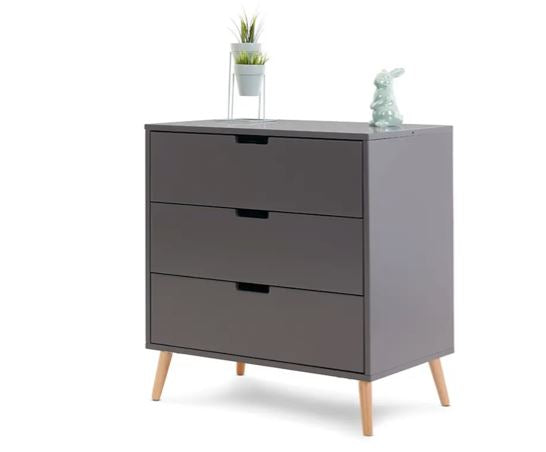 Maura Mini 3 Piece Room Set - Slate with Natural