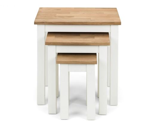 Cacey Nest Of 3 Tables-White & Oak