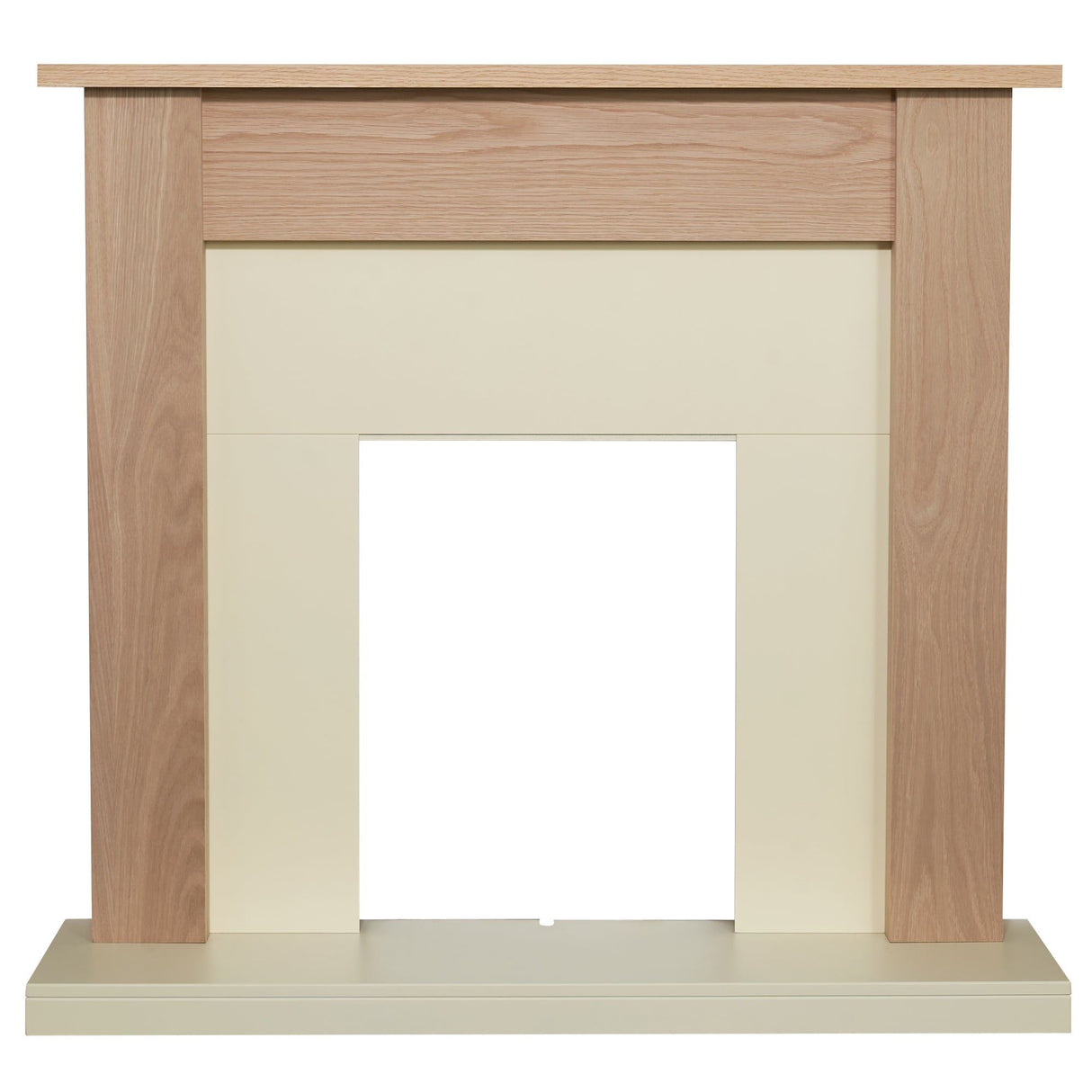 Skyla Fireplace in Oak and Cream, 43 inch