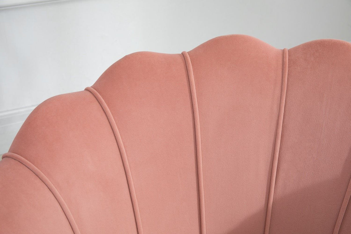 Adella Armchair - Coral