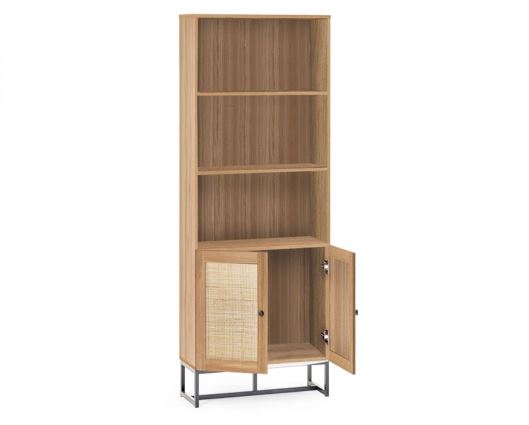 Petra Tall Bookcase- Oak