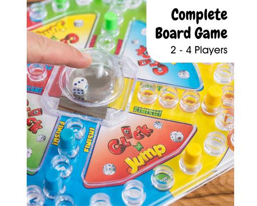 Click and Jump Frustration Game Board