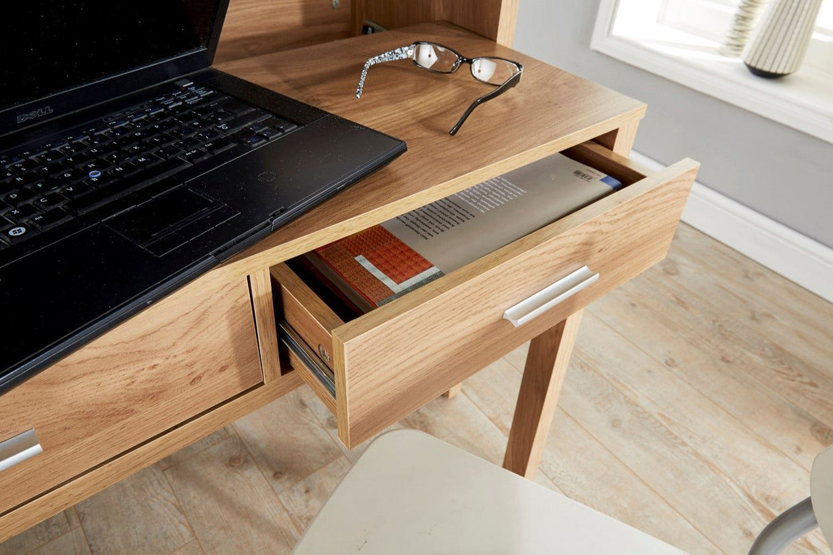 Relix Extending Console Desk-Oak