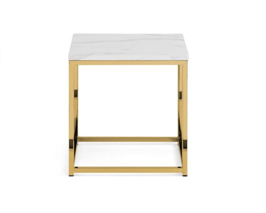 Scarlett Lamp Table - Gold