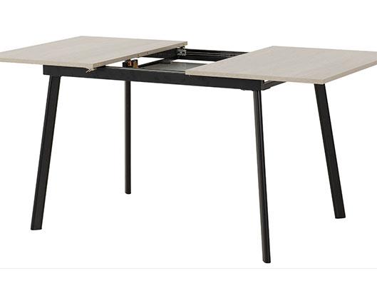 AVERY & LUKAS EXTENDING DINING SET (X4 CHAIRS) - CONCRETE/GREY VELVET