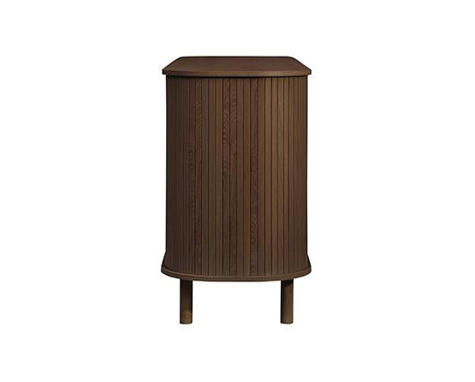 Axel 2 Door Fluted Sideboard - Walnut
