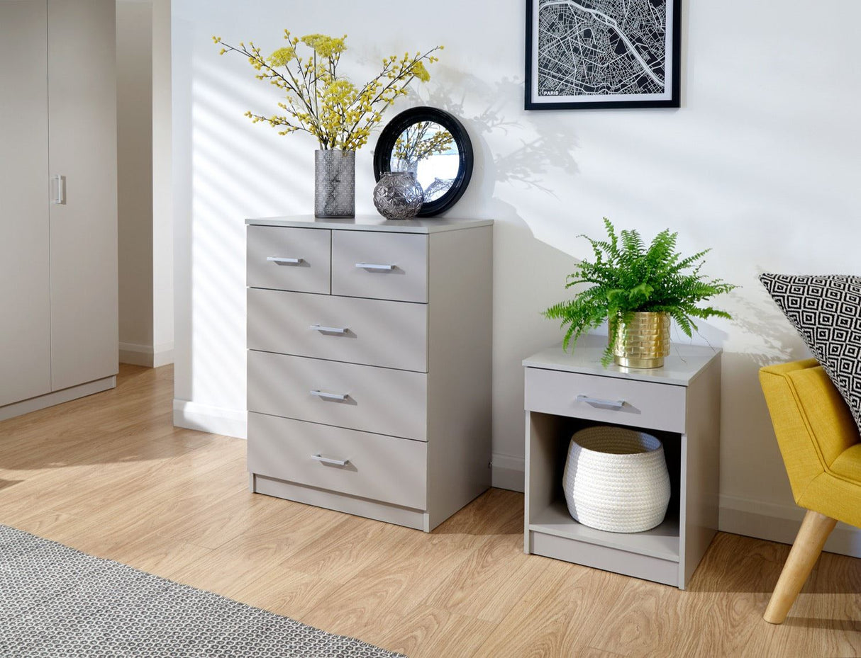 Princeton 4 Piece Bedroom Set-Grey