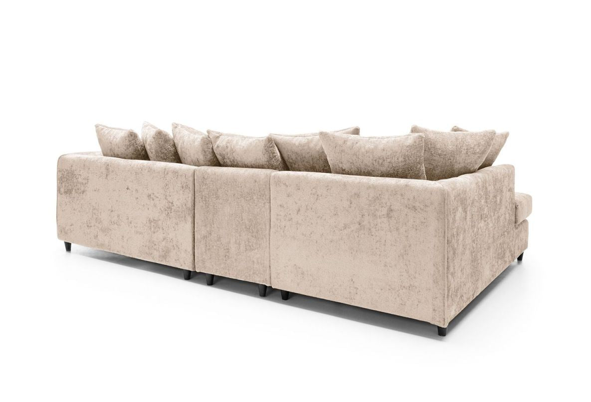 Heidi Left Hand Facing Corner Sofa Plus - Cream