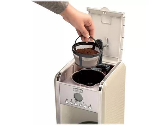 Ariete American 12 Cup Drip Vintage Coffee Machine - Cream
