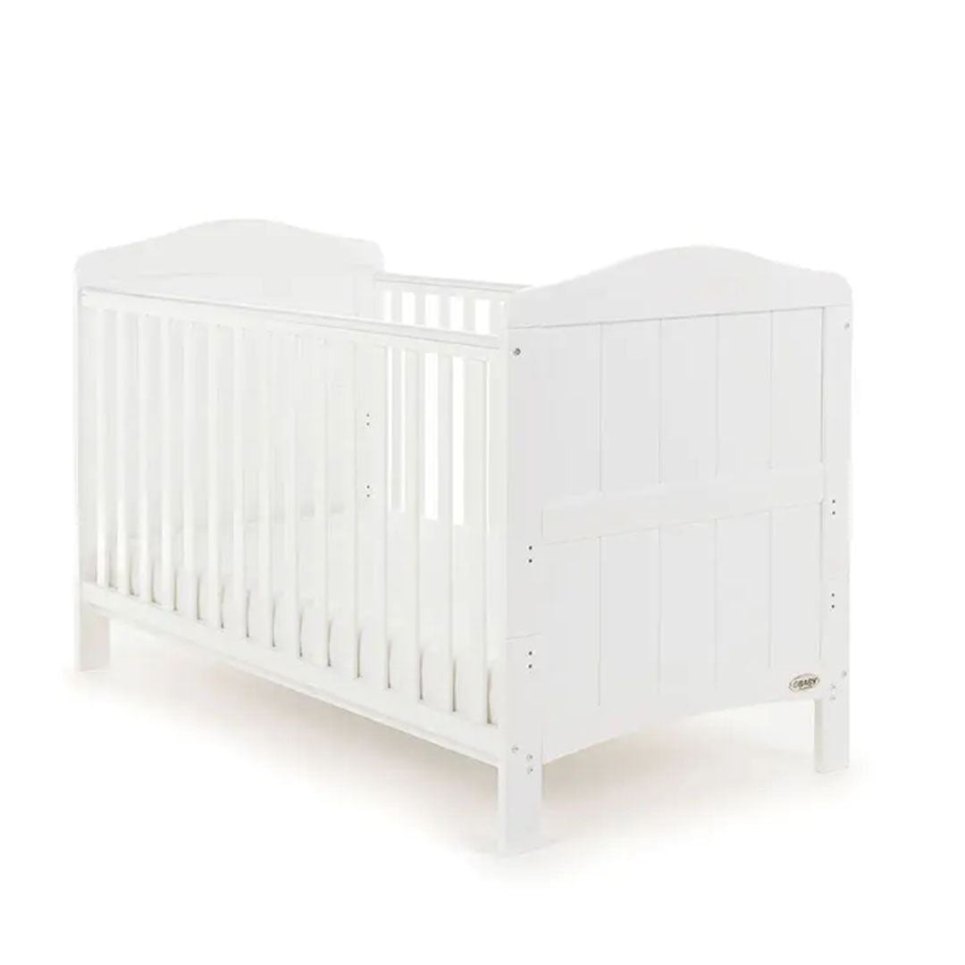 Willow Cot Bed & Cot Top Changer-White