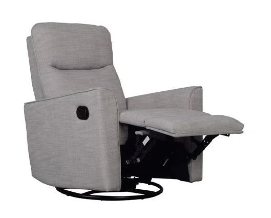 Mia Swivel Glider Recliner Chair " Pebble