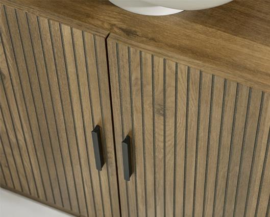 Hampshire Under Sink Bathroom Storage Unit Walnut