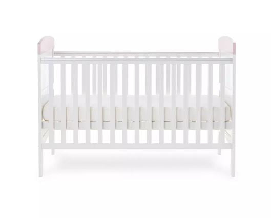 Pink Elephants Cot Bed
