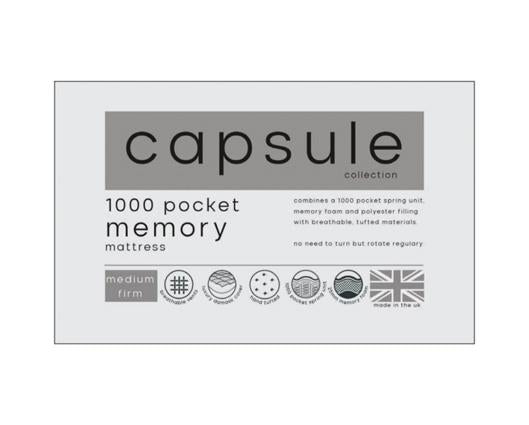 Capsule Memory Pocket 1000 Mattress - King