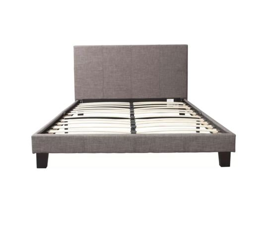 Berlin Fabric Bed Grey - Small Double