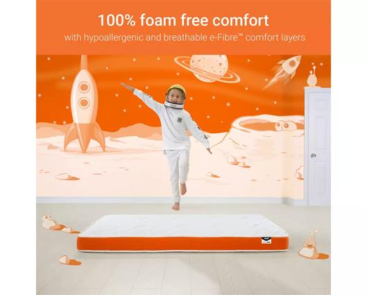 JAY-BE Open Coil Foam Free Kids Single Mattress