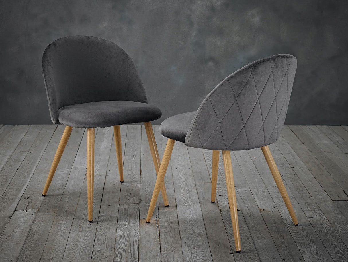 Vilmos Dining Chairs Grey (PK 2)