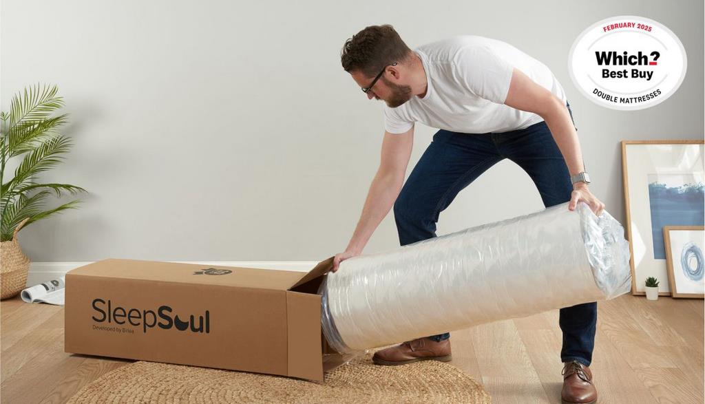 Roll Up Bliss 800 Pocket Memory Pillow Top Mattress (32cm Depth) - Small Double