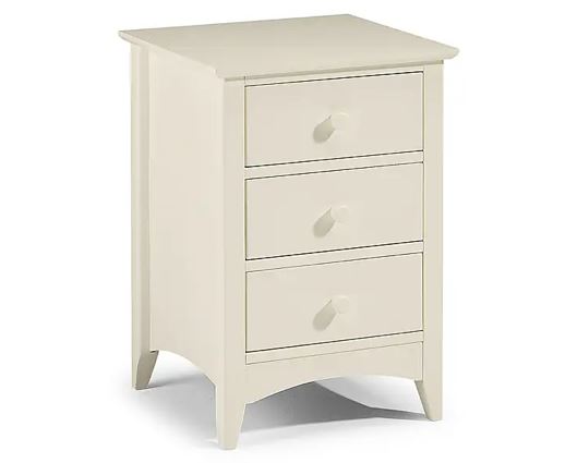 Sunset 3 Drawer Bedside