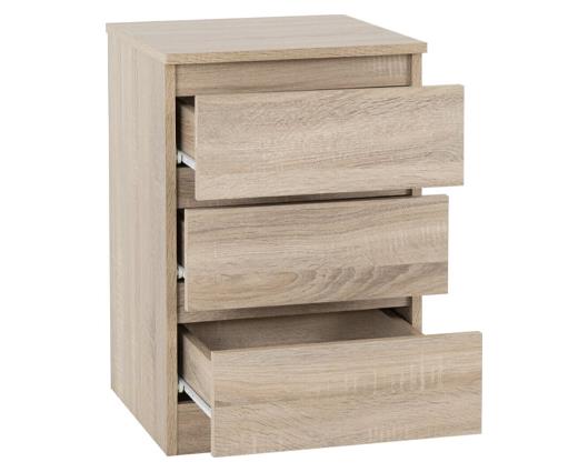 MALVERN 2 DOOR WARDROBE BEDROOM SET - SONOMA OAK EFFECT
