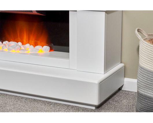 Vera Fireplace Suite 48inch - White