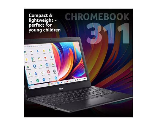 ACER 311 11.6” Chromebook - Intel® Celeron® Processor, 64 GB eMMC, Black