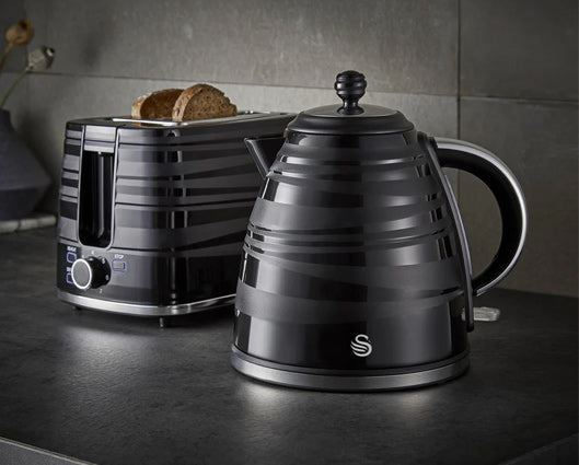 Swan Symphony 2 Slice Toaster Black