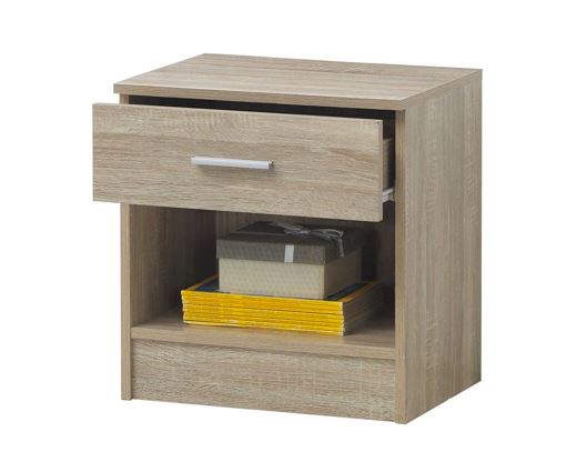 Original Nightstand with 1 Drawer-Oak