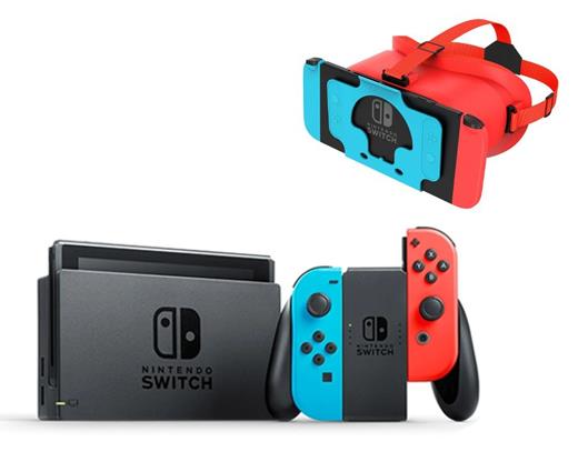 Nintendo Switch Neon Console with VR Headset