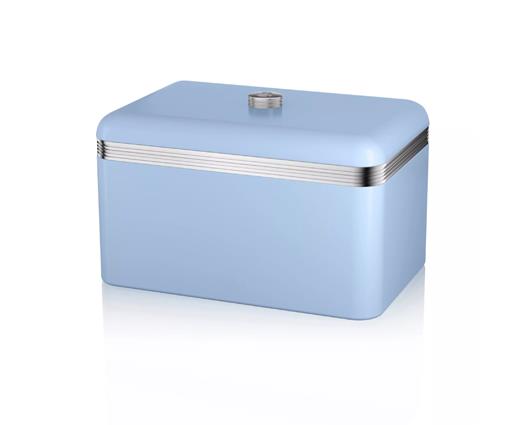 Retro Bread Bin - Blue