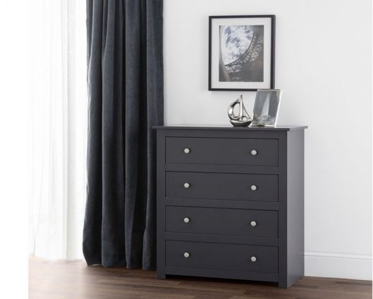 Cassini 4 Drawer Chest-Anthracite