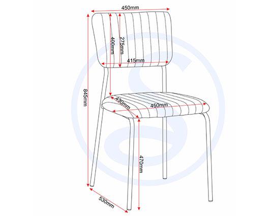 SHELDON ROUND GLASS TOP DINING SET (X4 CHAIRS) - CLEAR GLASS/BURNT ORANGE VELVET FABRIC