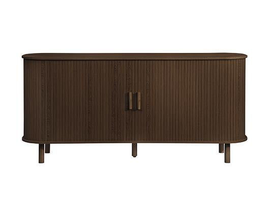 Axel 2 Door Fluted Sideboard - Walnut