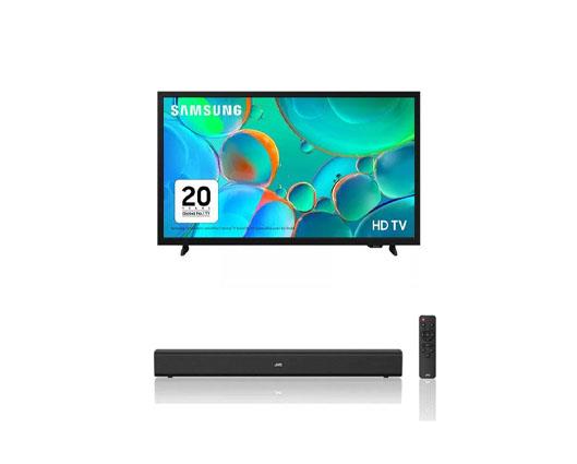 SAMSUNG UE32H5000FKXXU 32" Smart LED TV with JVC TH-D625B Sound Bar