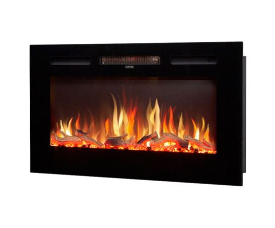 Orson Inset/Wall Mounted Fire, 36"
