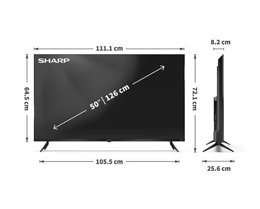 SHARP 4T-C50HJ4725K 50" Smart 4K Ultra HD HDR LED TV
