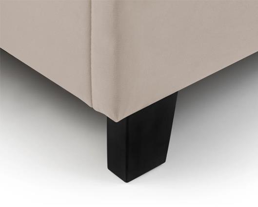 Rosa Velvet Bed in a Box Cream - Double