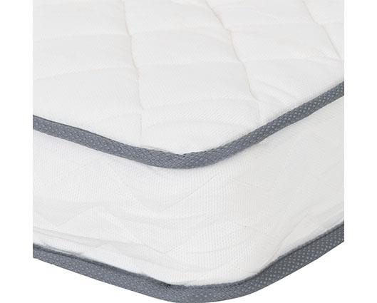 YASMIN 3' ROLL UP MATTRESS 18CM (BONNEL SPRING) - WHITE