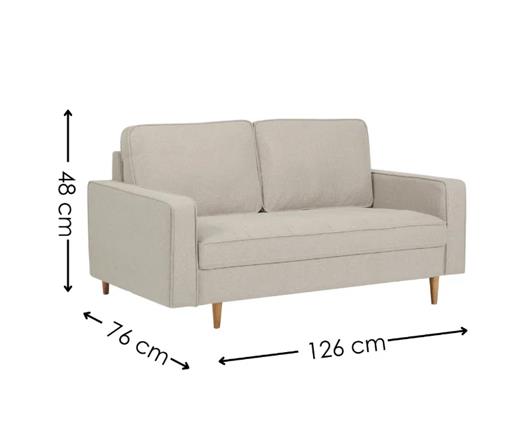 Henrietta 2 Seater Sofa Beige