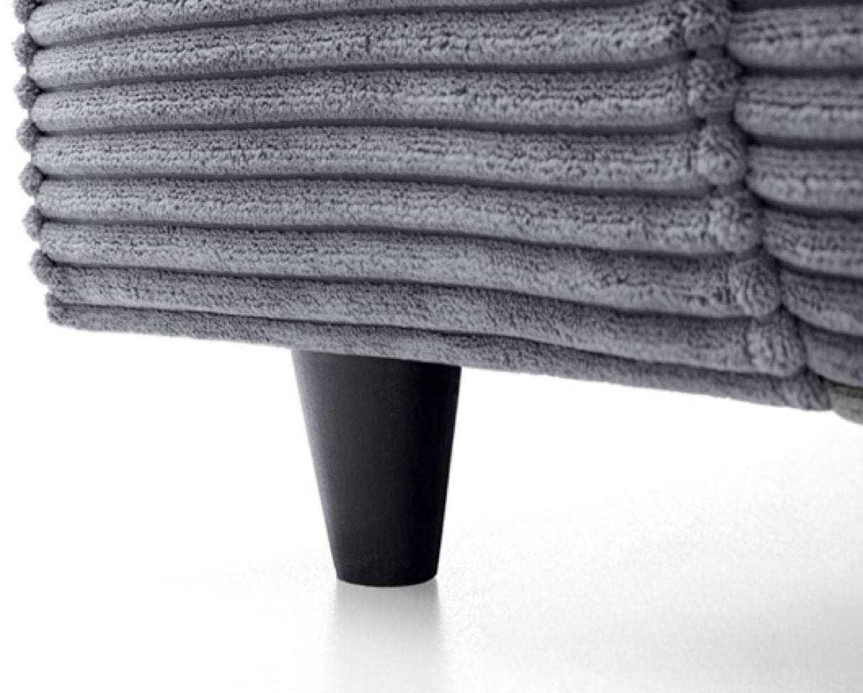 Tyler Right Hand Facing Corner Sofa - Grey