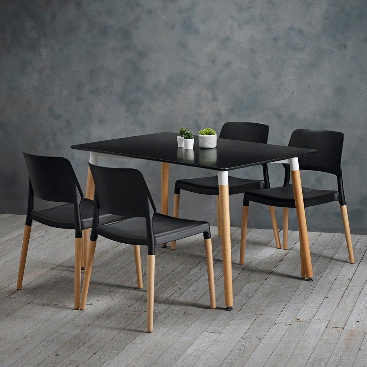 Raziel Chair Black (Pack of 2)