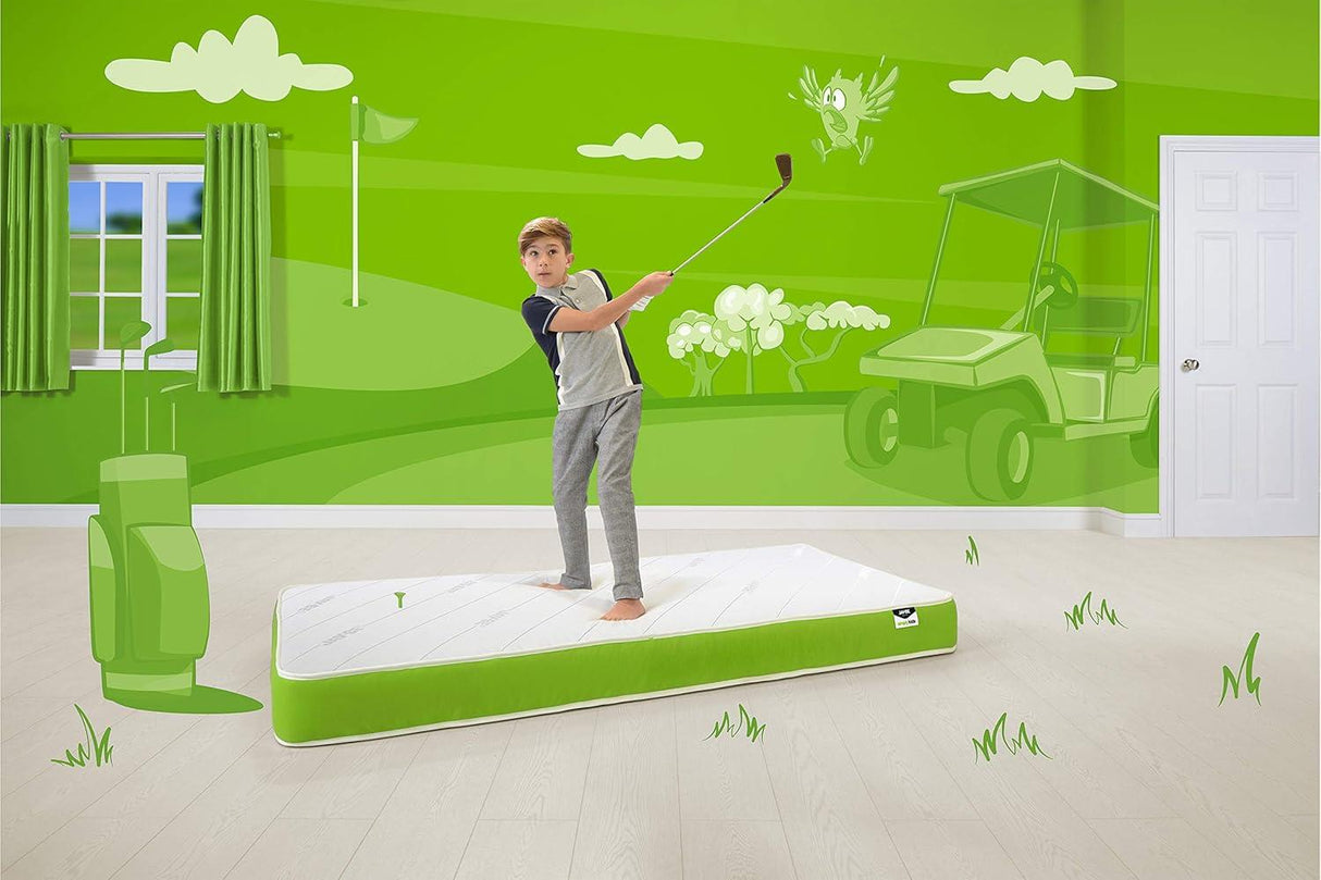 Jay-Be Simply Kids Anti-Allergy Foam Free Sprung Mattress-Single