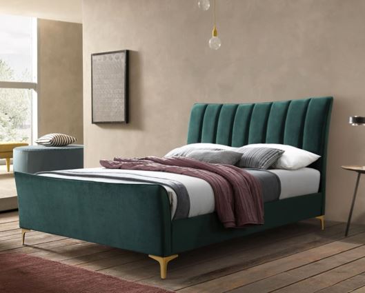 Clover Double Bed - Green