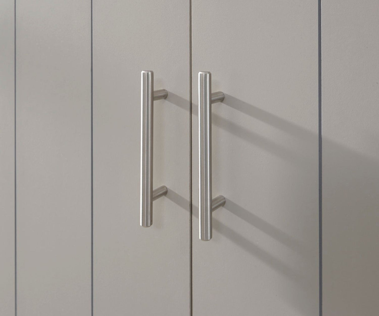 Kinsley 2 Door 1 Drawer Wardrobe-Grey