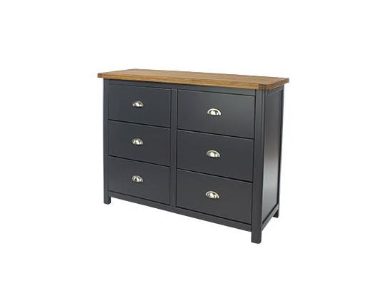 Darragh 3+3 Drawer Wide Chest