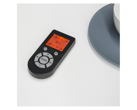 Alister Wall Mounted Fire Suite With Remote Control - White