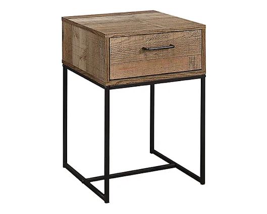 Downtown 1 Drawer Narrow Bedside