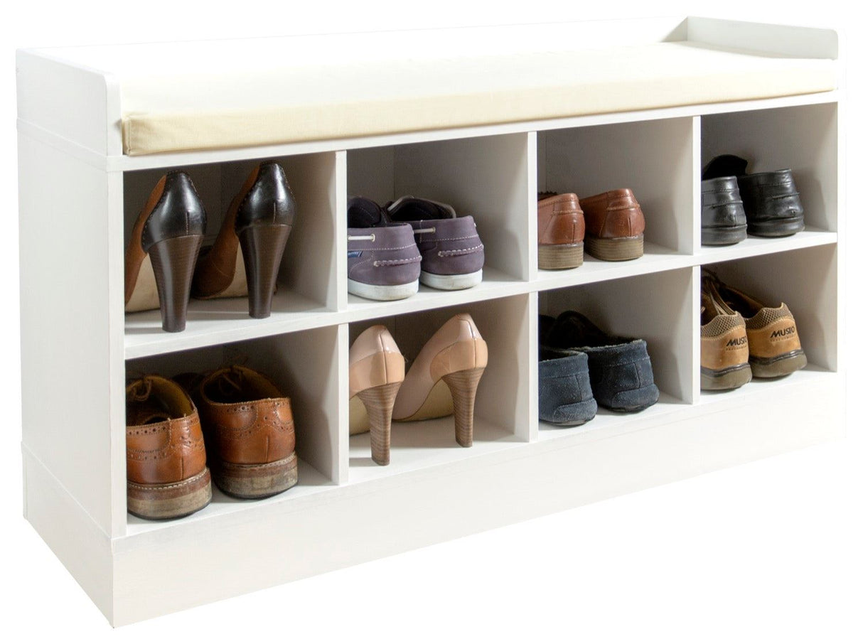 Kayleigh Shoe Bench-White